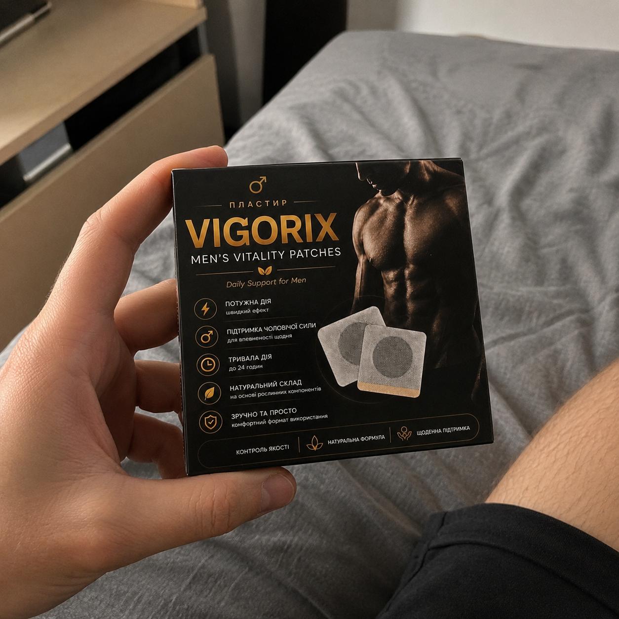 VIGORIX — пластирі для чоловіків